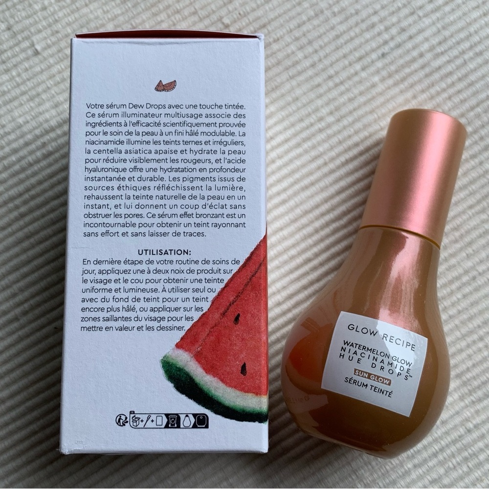Glow Recipe Watermelon Glow Niacinamide Hue Glow Drops Serum - Picture 5 of 13